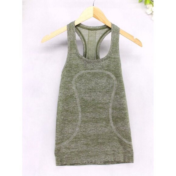 Lululemon Tops - Lululemon Tank Top Women's Swiftly Tech Racerback Swift Stride Green Sz 4